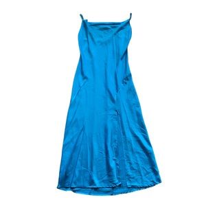 Paper Heart Blue Slip Dress